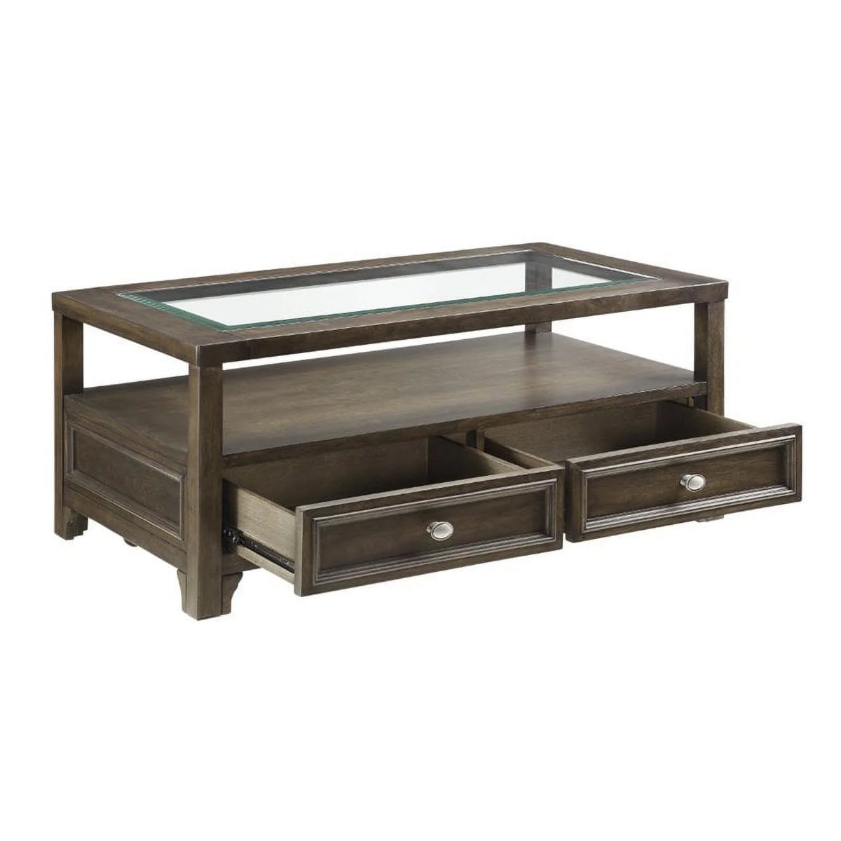 Auburn Wood 2 Drawer Coffee Table M6546