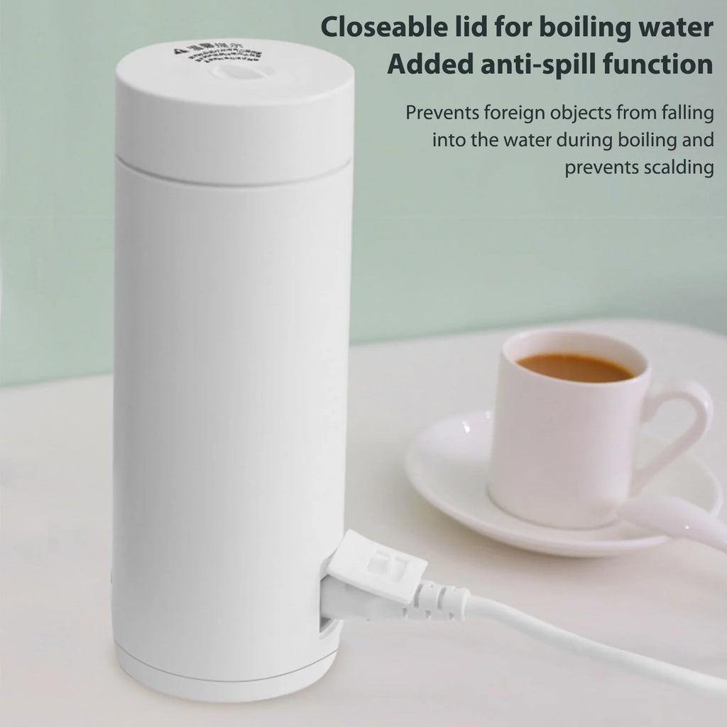 Small Stainless Steel Electric Travel Kettle 400ml X67928