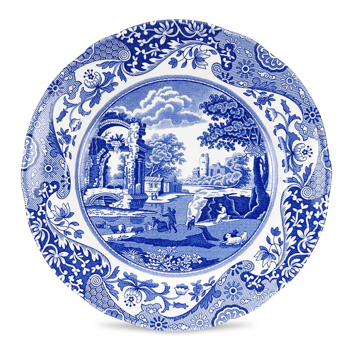 Blue Italian Salad Plate, Set of 4 I7626