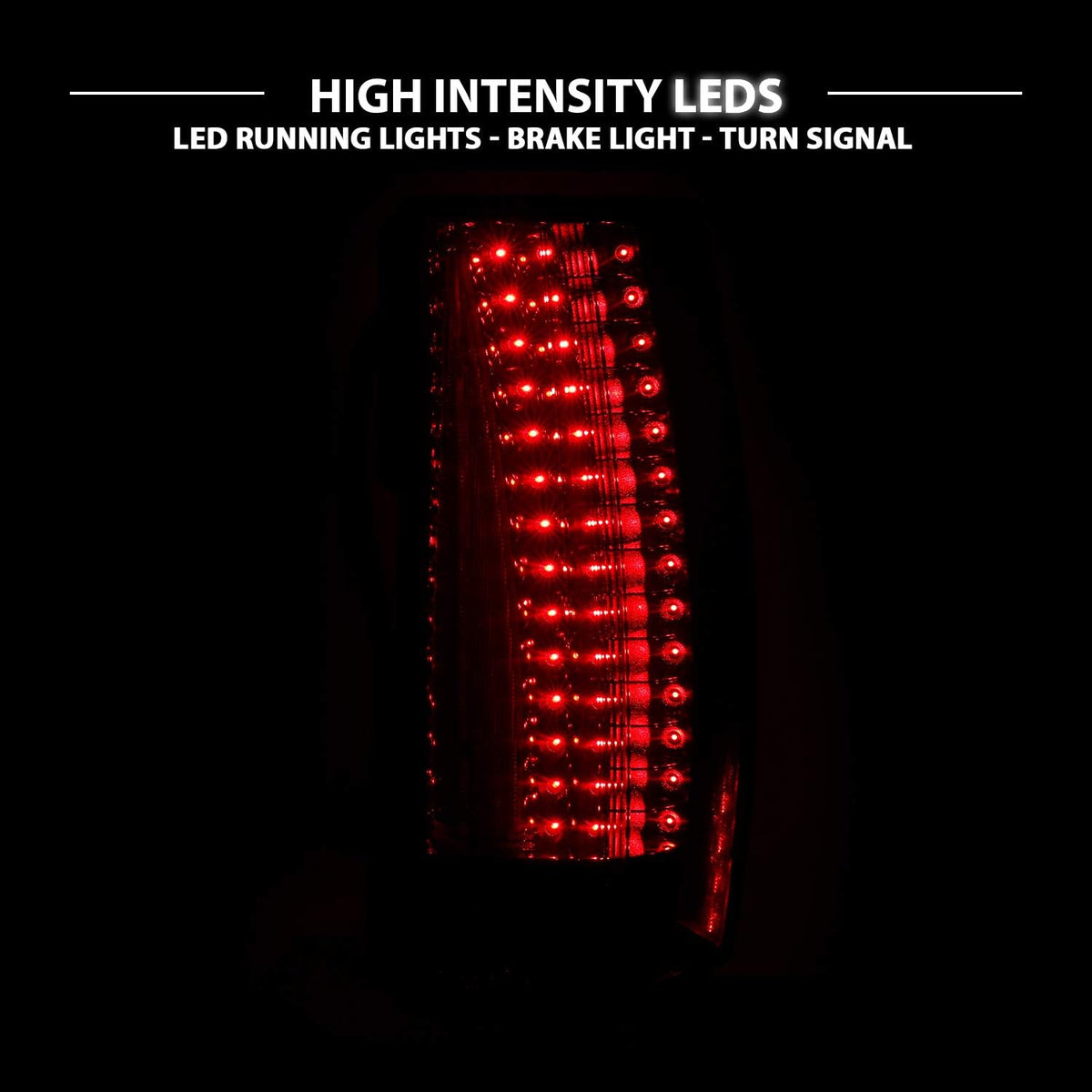 Smoke LED Replacement Tail Lights Pair M4195