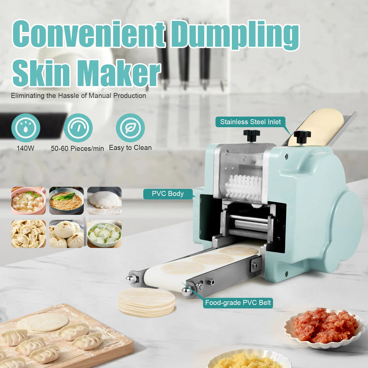 Commercial Electric Dough Processing Maker 3.15” Mold 110V N2312