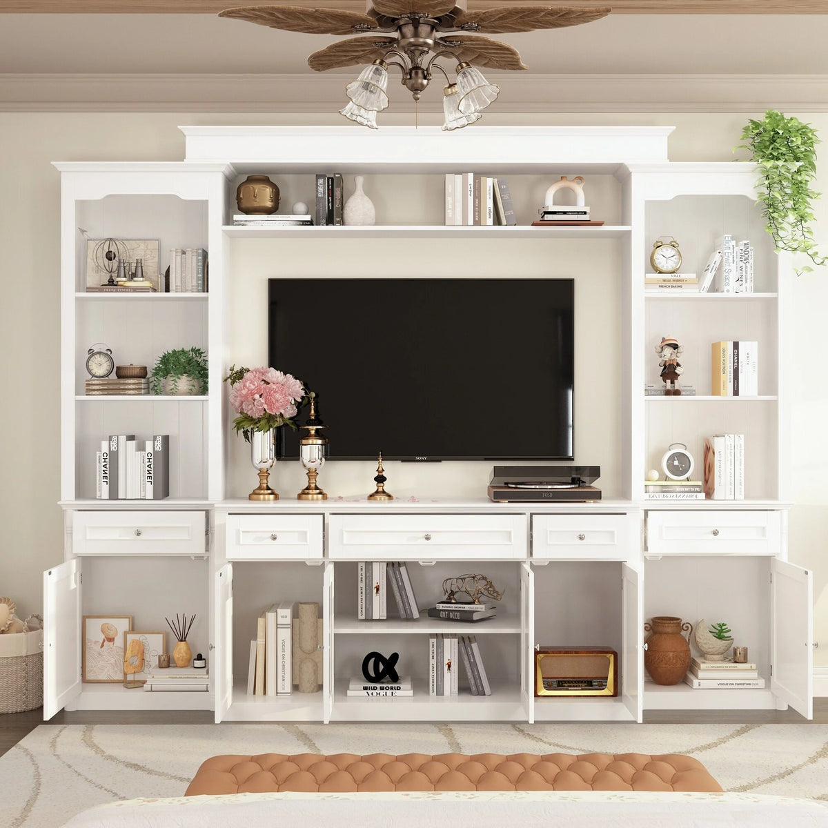 White TV Stand R3321