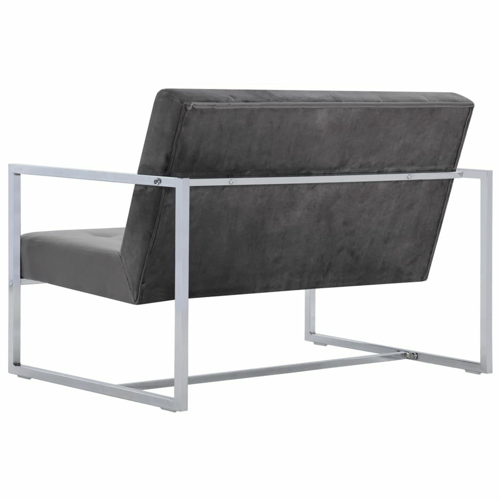 2-Seater Sofa Dark Gray P144289