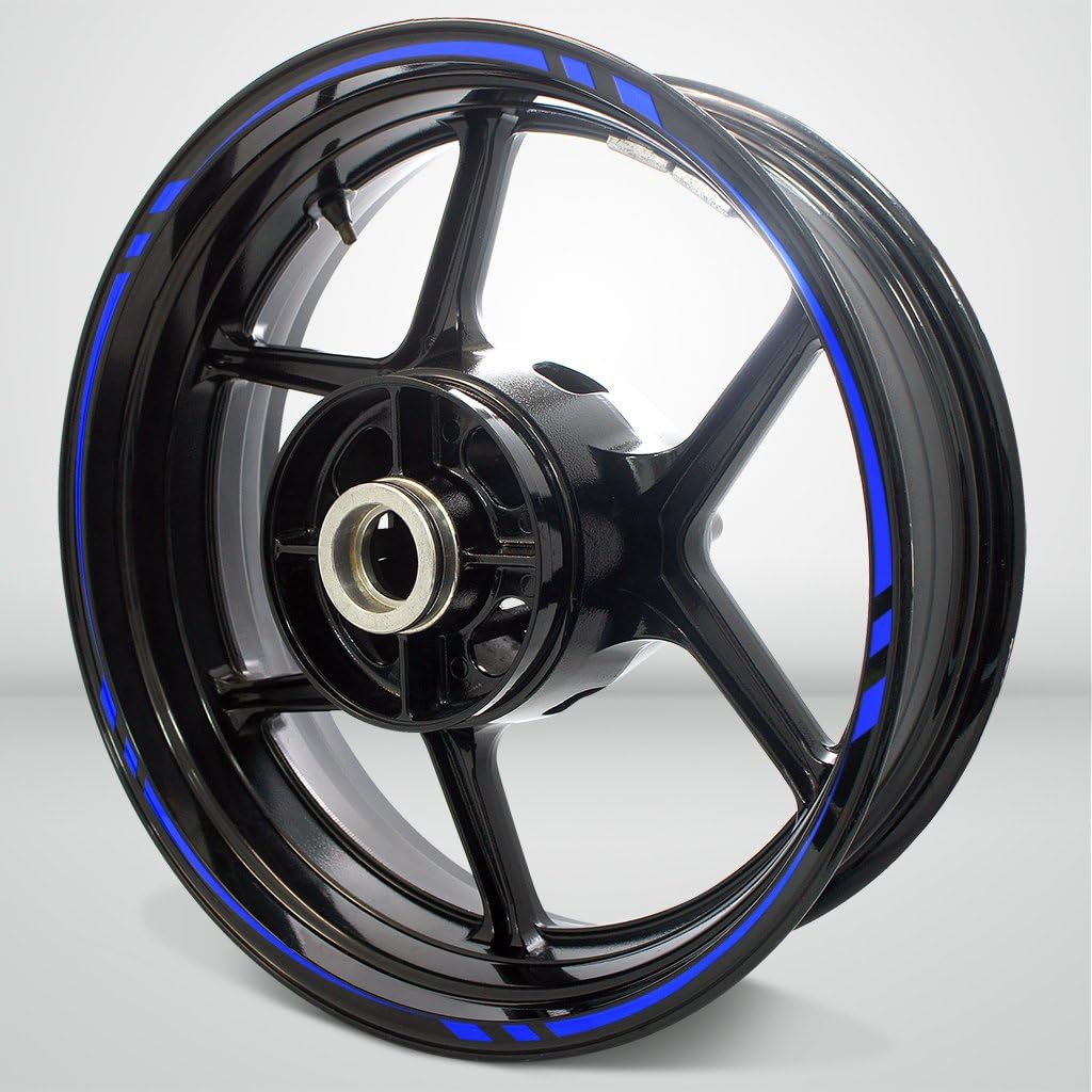 Reflective Blue Outer Rim Liner Stripe Pack of 2 H303432