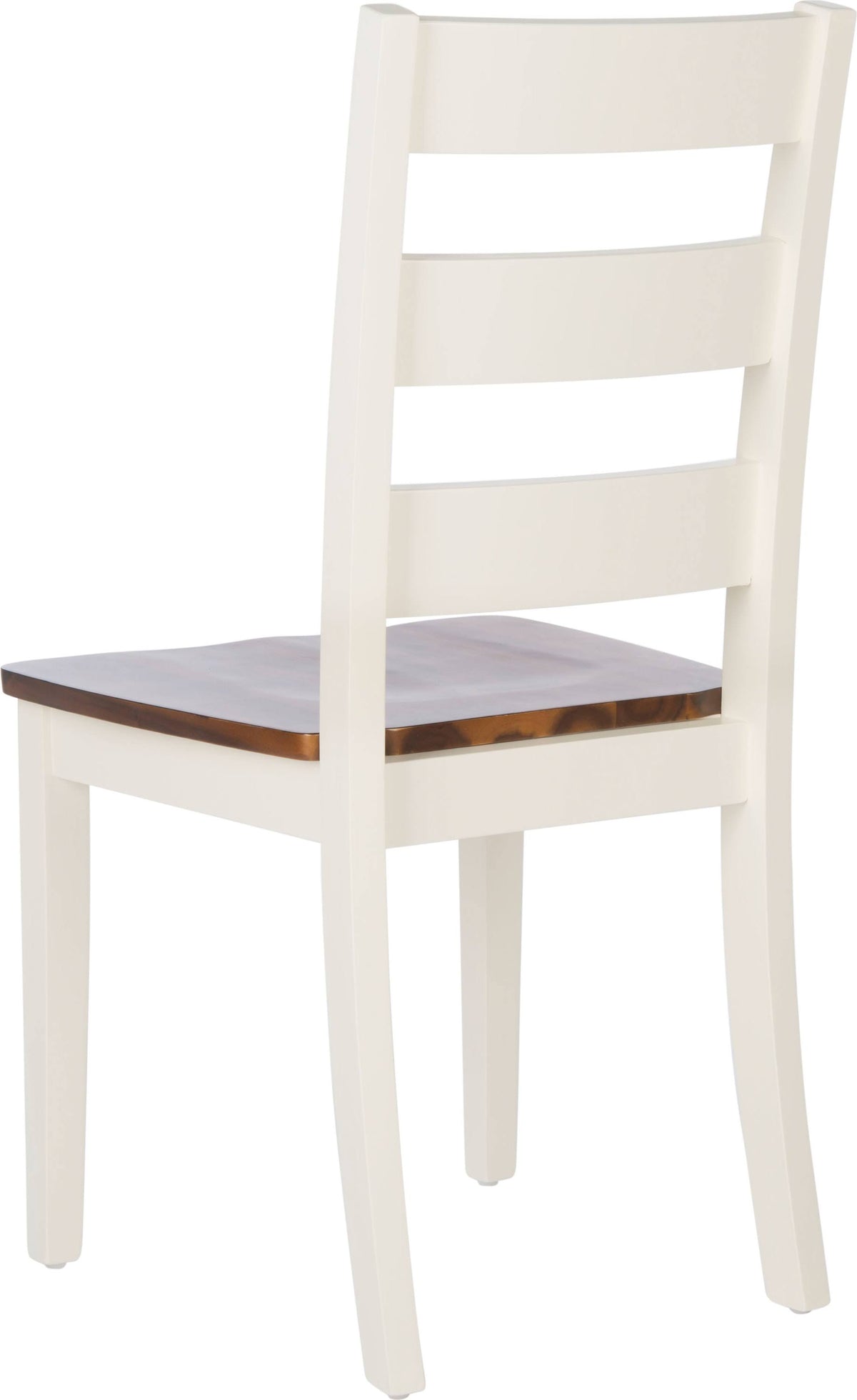 White/Natural Ladder Back Dining Chair (Set of 2) E914