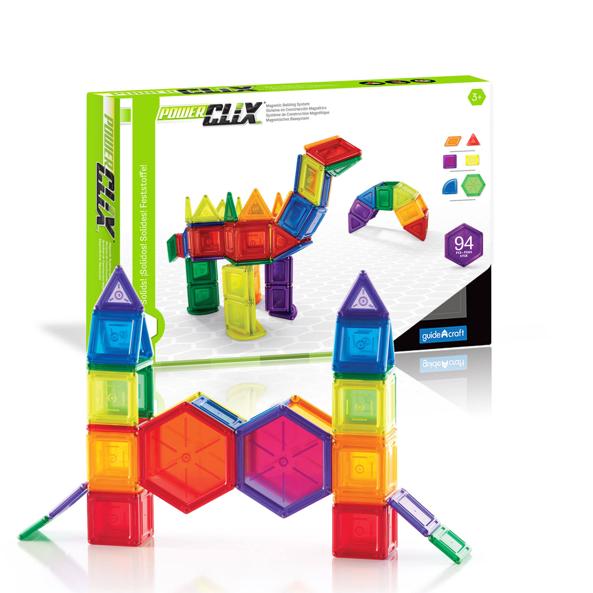 94 Piece Powerclix Solids Set V533