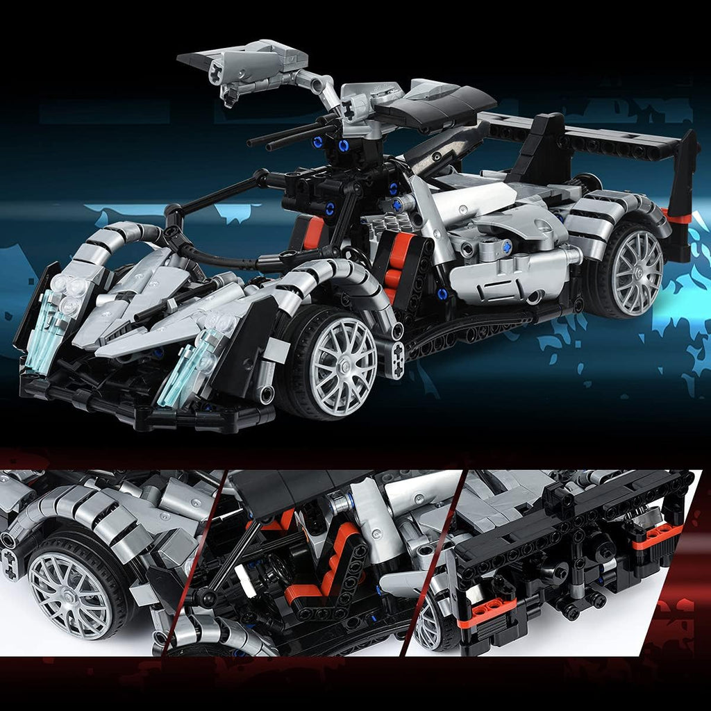 990PCS RC Car Model Kit Building Blocks Toys Remote Control Racing Car W177294