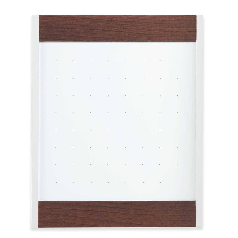 Mahogany Magnetic Whiteboard 4 x 3 Feet A5638