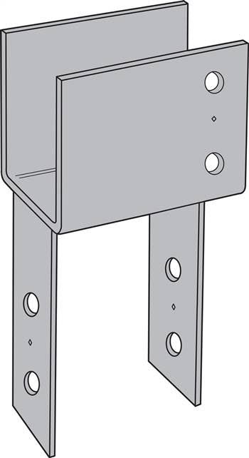 ECC76 6-3/4x22 Beam / 6X Post Connector K6522