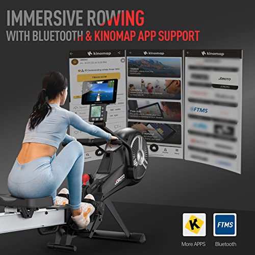 Foldable Air Magnetic Rowing Machine with Monitor B450506