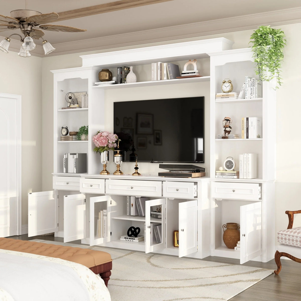 White TV Stand R3321