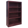 Traditional 4-Shelf Wood Bookcase in Cherry T66130