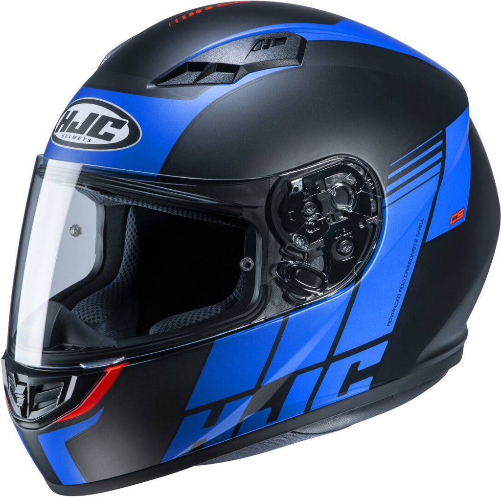 White-Blue Size S Helmet J10190