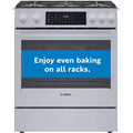 30 in. Slide-In Dual Fuel Range with Gas Stove and Electric Oven in Stainless Steel G8347