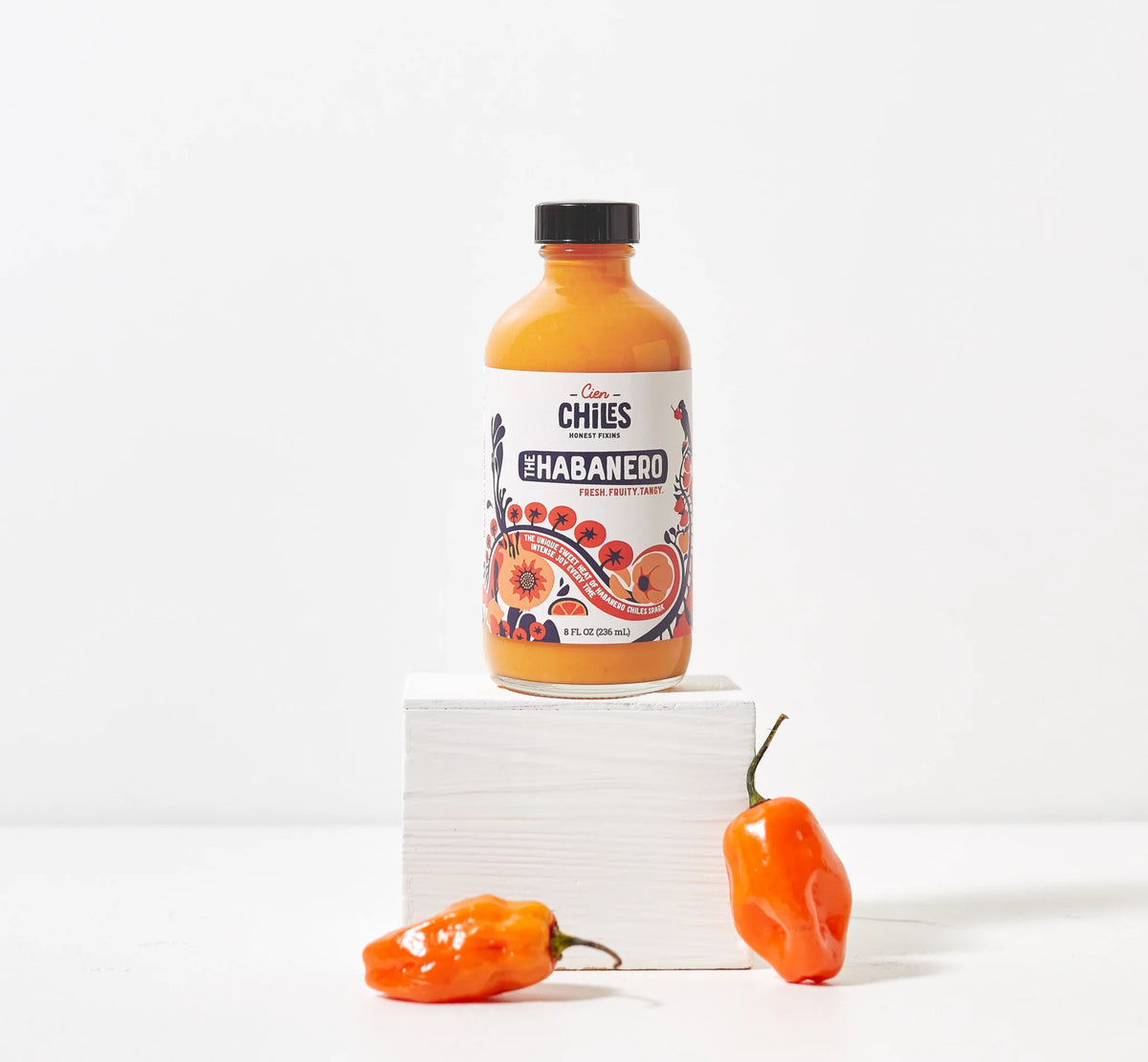 3 Pack Habanero 8 OZ Bottles H505