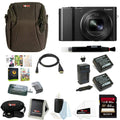 Black Digital Camera with 64GB SD Card and Battery Bundle Z31435