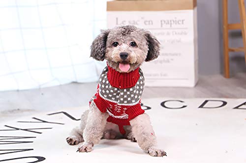 Dog Christmas Sweaters Pet Winter Knitwear Warm Coats P721425
