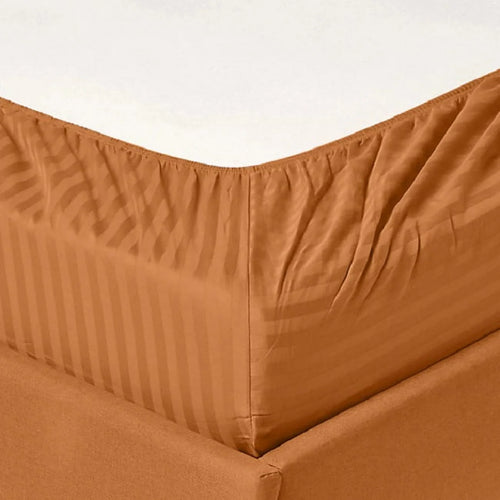 1200 Thread Count Egyptian Cotton 4-Piece Deep Pocket Stripe Sheet Set L530009