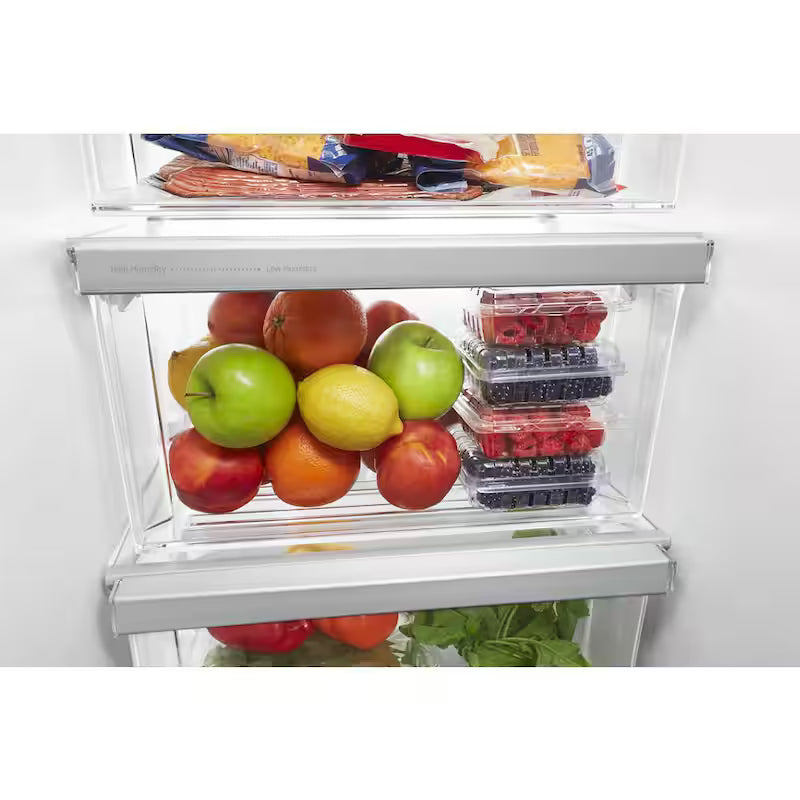 Black 25 cu. ft. Side by Side Refrigerator W412
