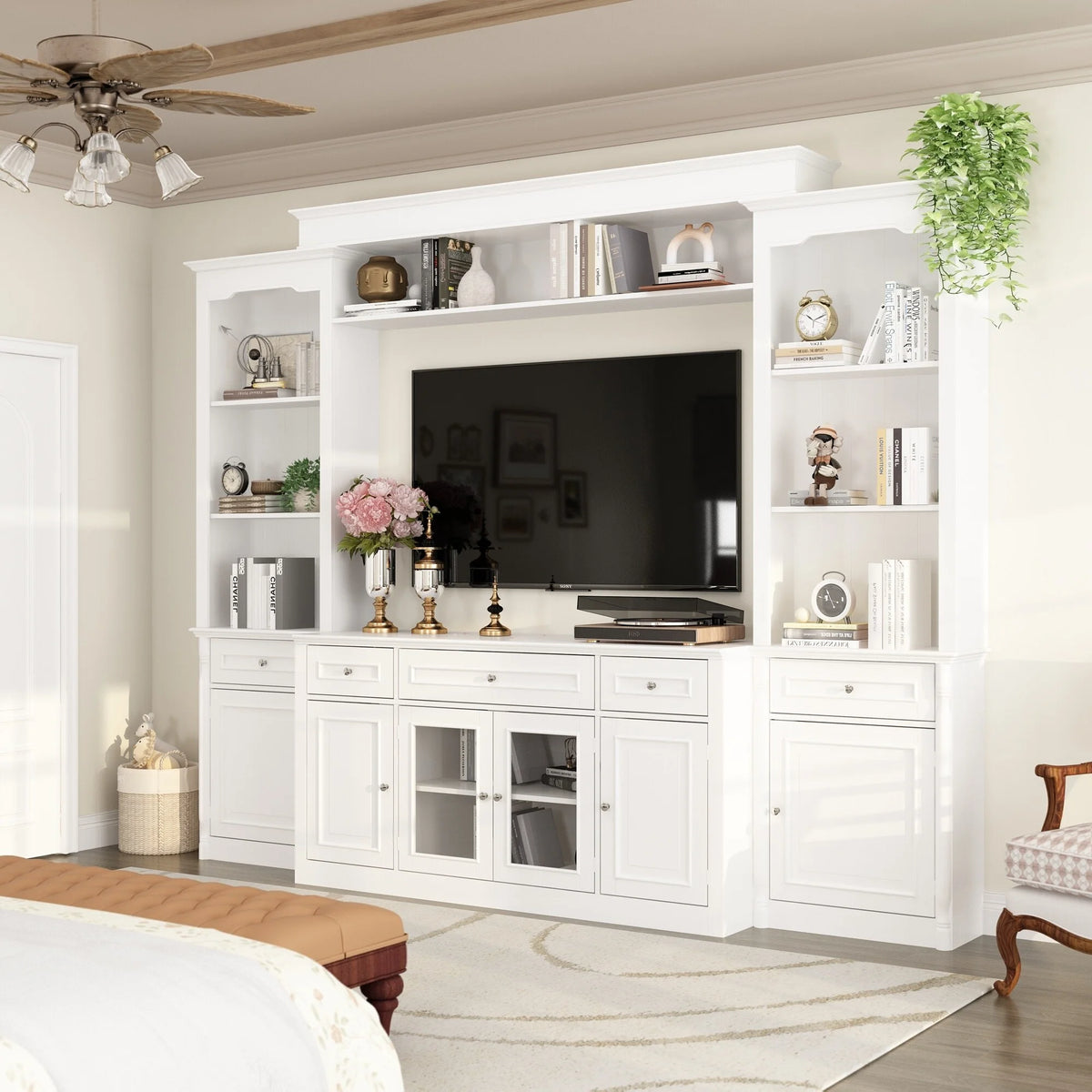 White TV Stand R3321