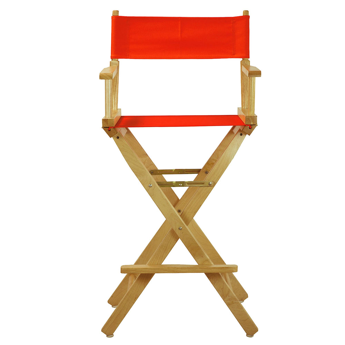 Natural Frame Orange Canvas Director's Chair G4940