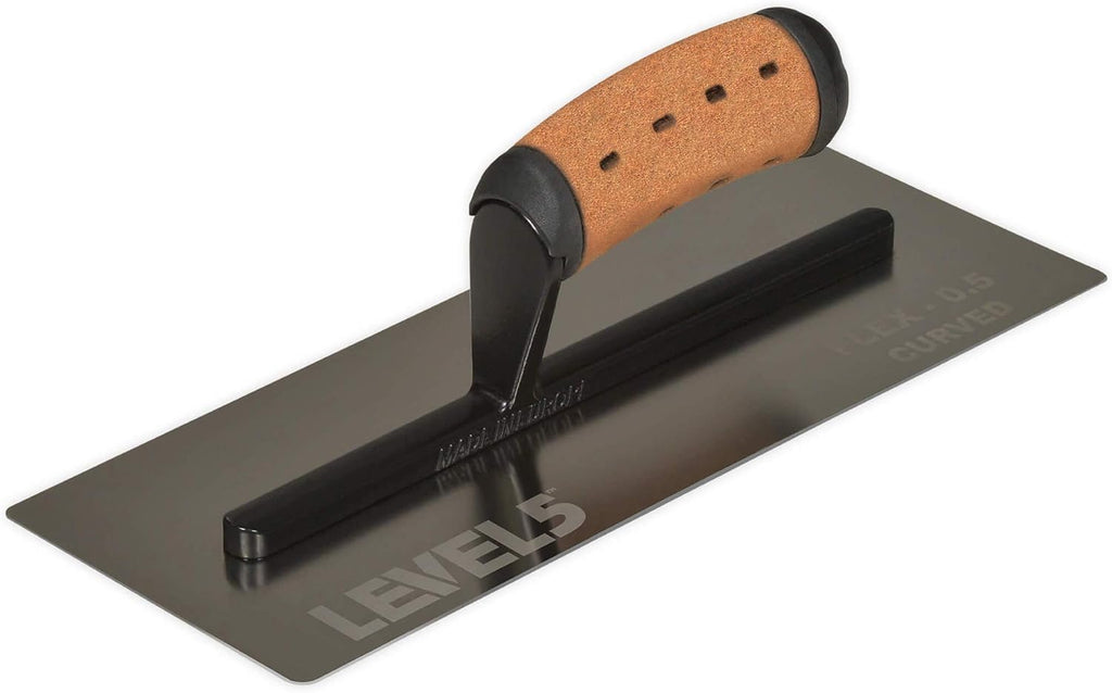 14" x 4.75" Flex Drywall Curved Trowel, 0.5MM Blade, Pack of 2 Z943743