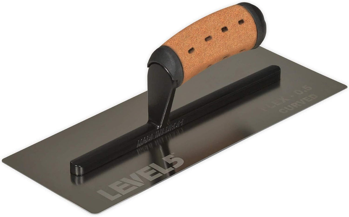 14" x 4.75" Flex Drywall Curved Trowel, 0.5MM Blade, Pack of 2 Z943743