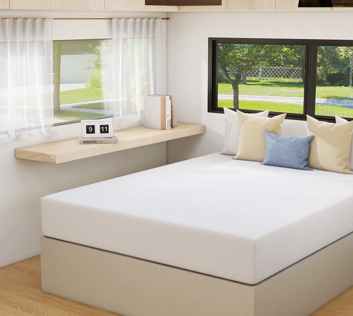 Short Queen 8 inch Memory Foam Mattress L7821