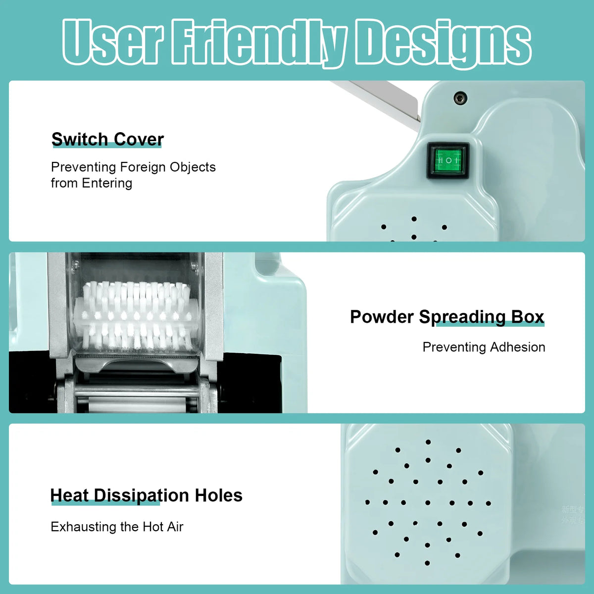 Commercial Electric Dough Processing Maker 3.15” Mold 110V N2312