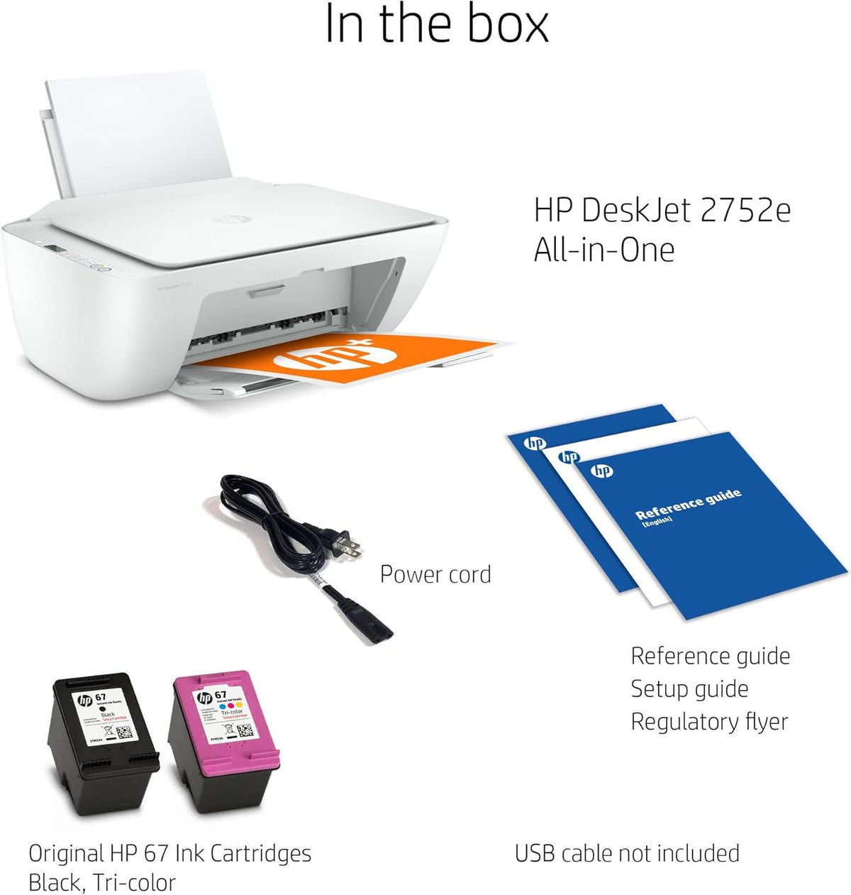 White Wireless All-in-One Color Inkjet Printer E33105