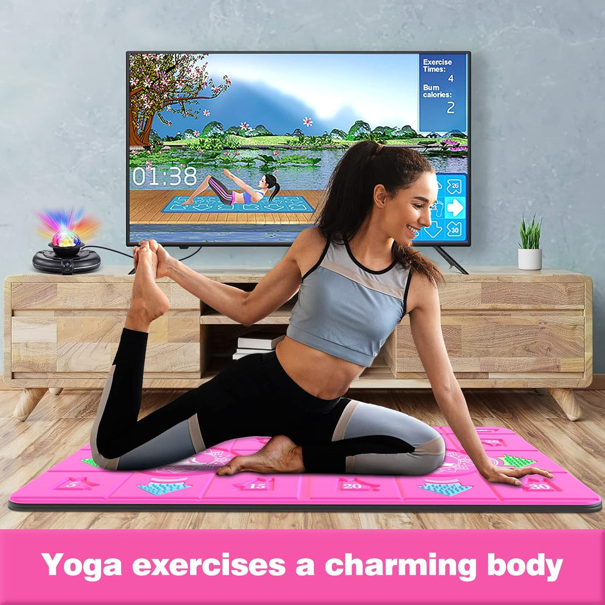 HDMI Wireless Double User Dance Mat with HD Camera S18973
