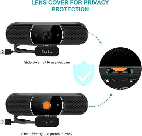 1080p HD Webcam with Microphone and Speaker C9888