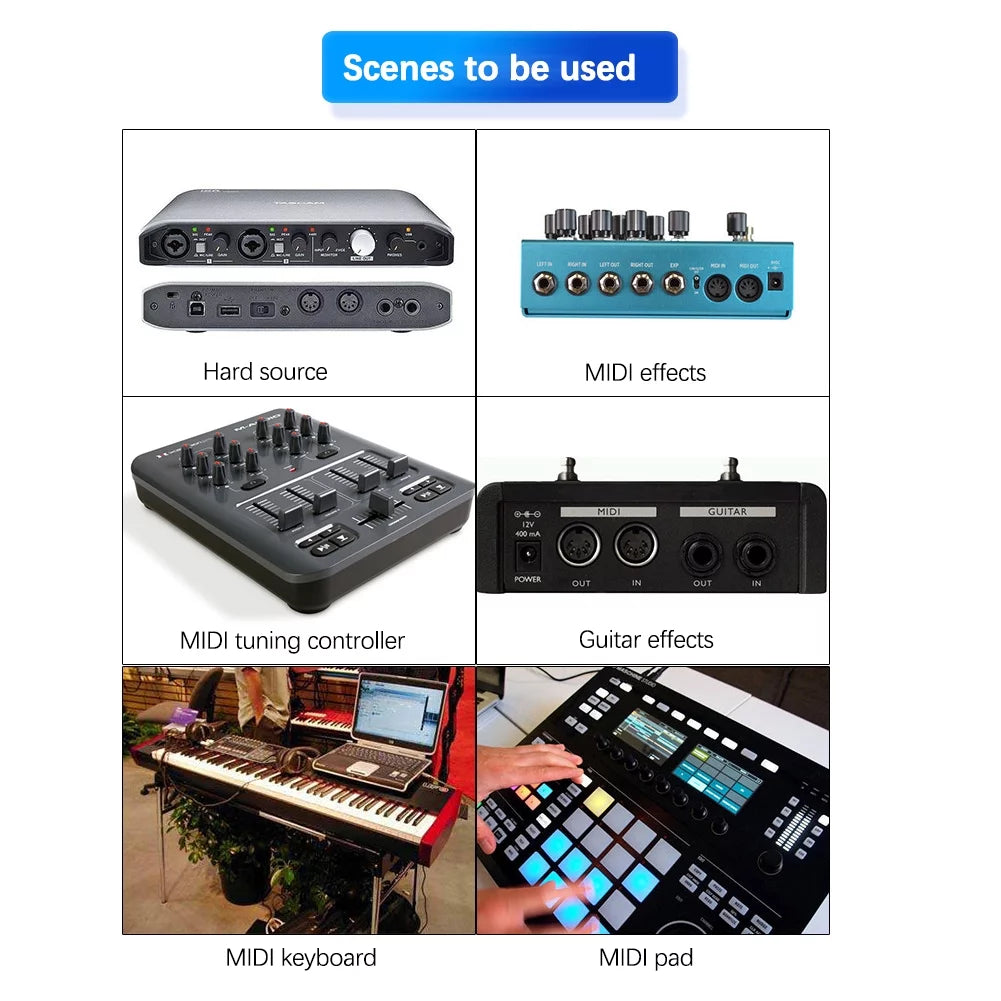 USB to MIDI Host MIDI Interface U937797