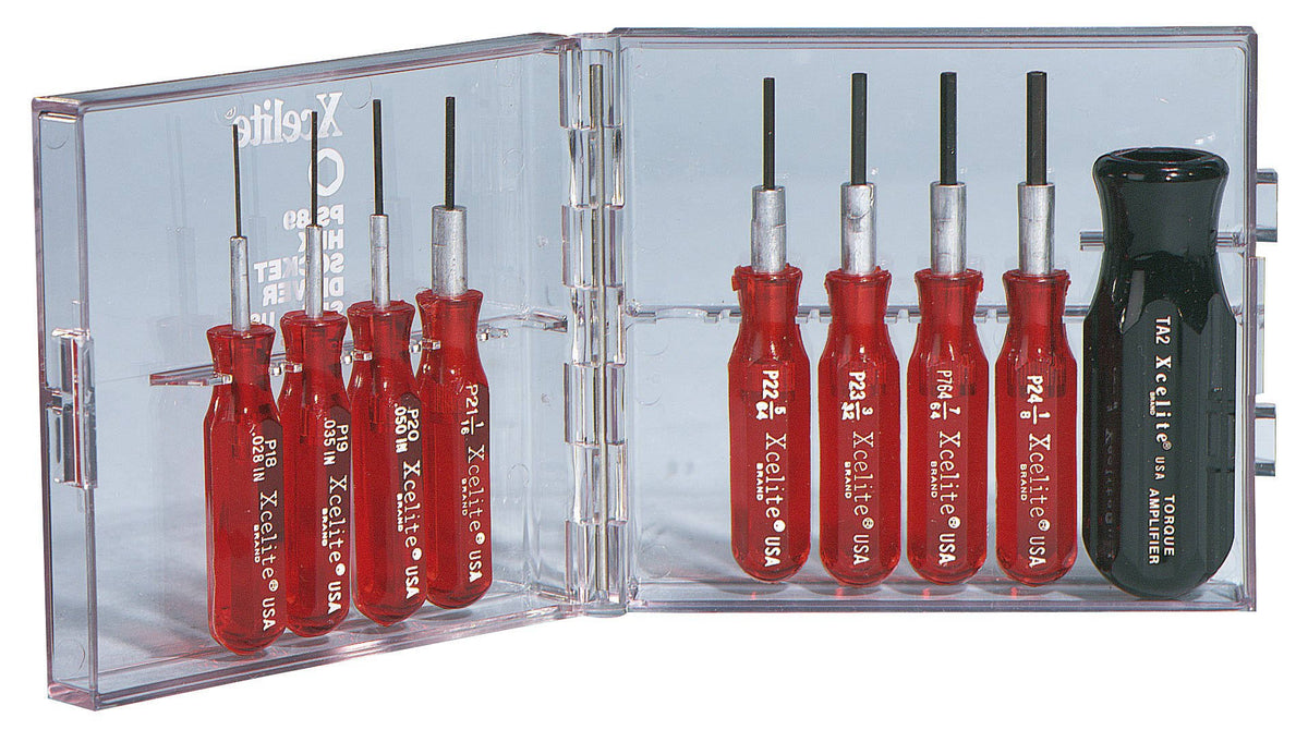 9-Piece Compact Hex Socket Screwdriver Set Y3950