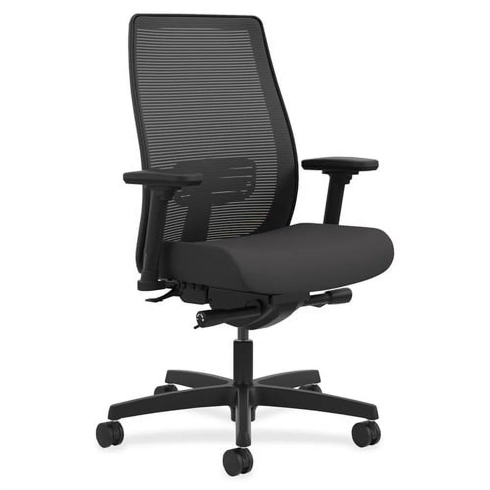 Black Mesh Mid-Back Office Chair B370