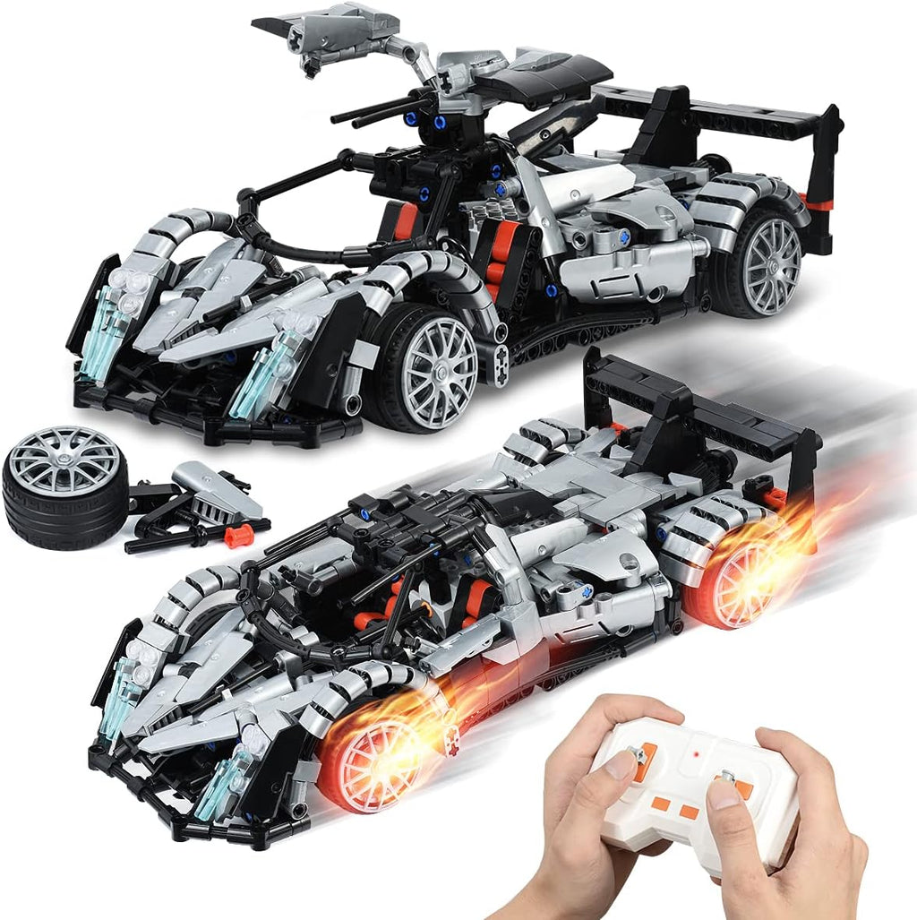 990PCS RC Car Model Kit Building Blocks Toys Remote Control Racing Car W177294