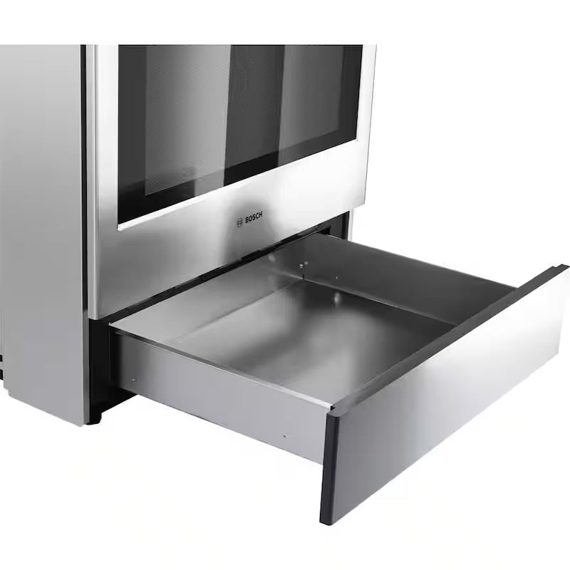 30 in. Slide-In Dual Fuel Range with Gas Stove and Electric Oven in Stainless Steel G8347