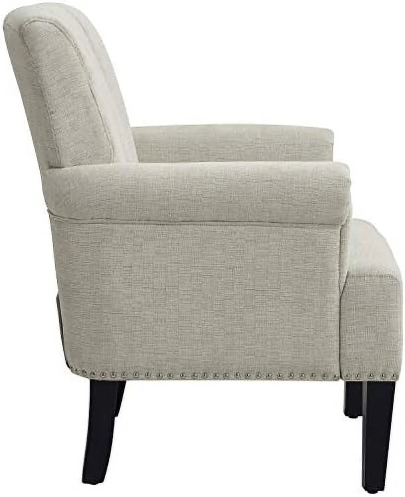Polyester Upholstered Tufted Club Chair T646