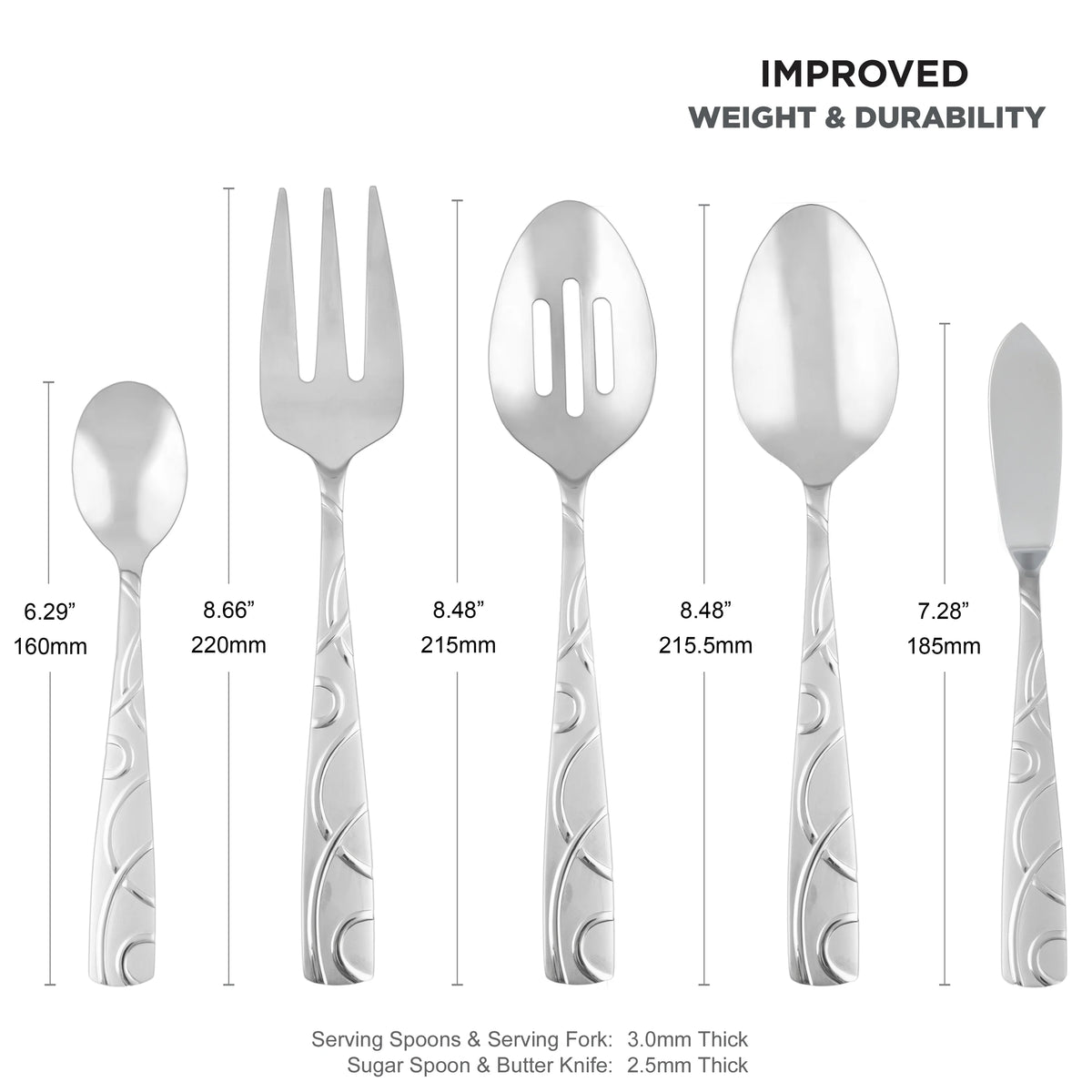 45-Piece Stainless Steel Flatware Set L89491