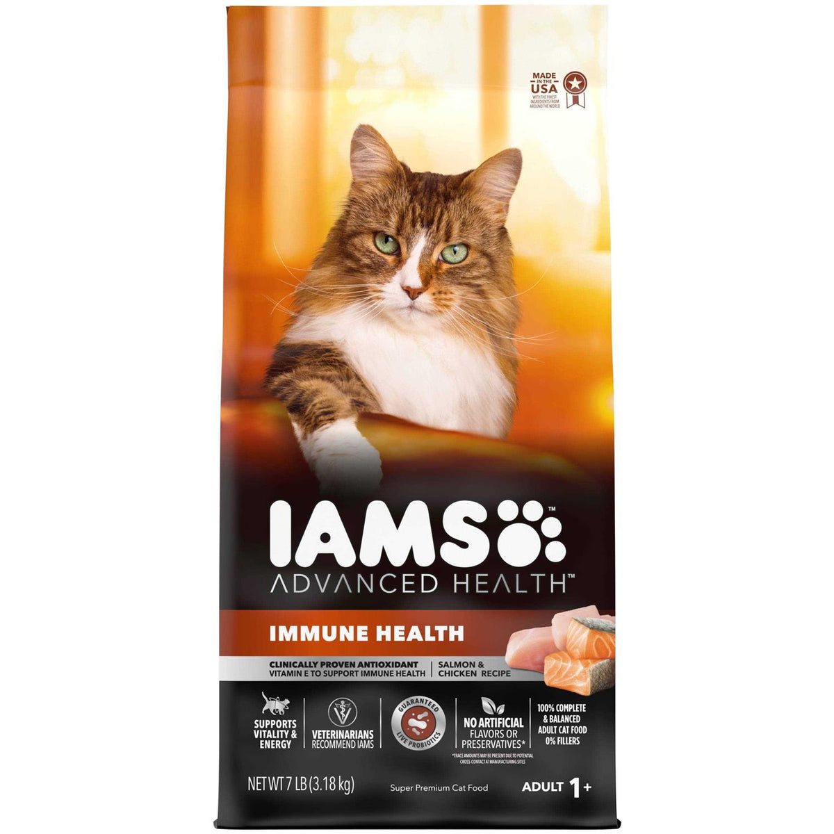 Salmon Chicken Recipe Adult Dry Cat Food W656