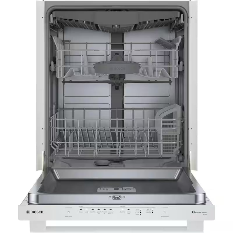 White 24 in. Tall Tub Dishwasher with Stainless Steel Tub J229