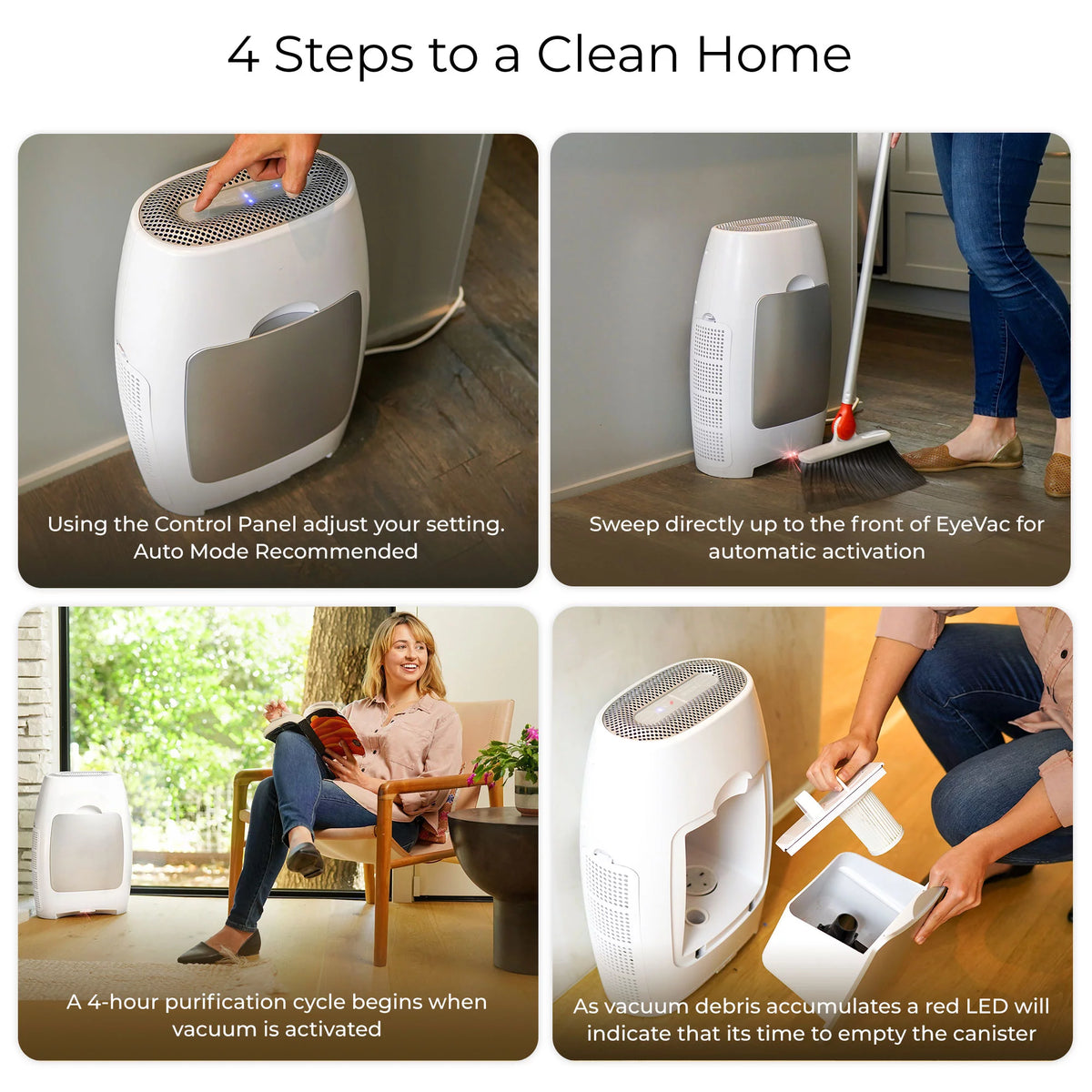 2 in 1 Touchless Vacuum and HEPA Air Purifier F22945