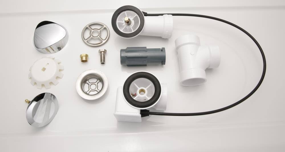 Chrome Cable Operated Waste and Overflow Drain M2270