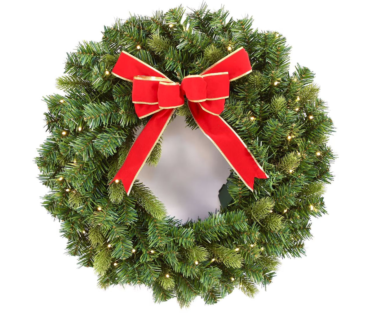 24” Pre-lit Christmas Wreath H108551