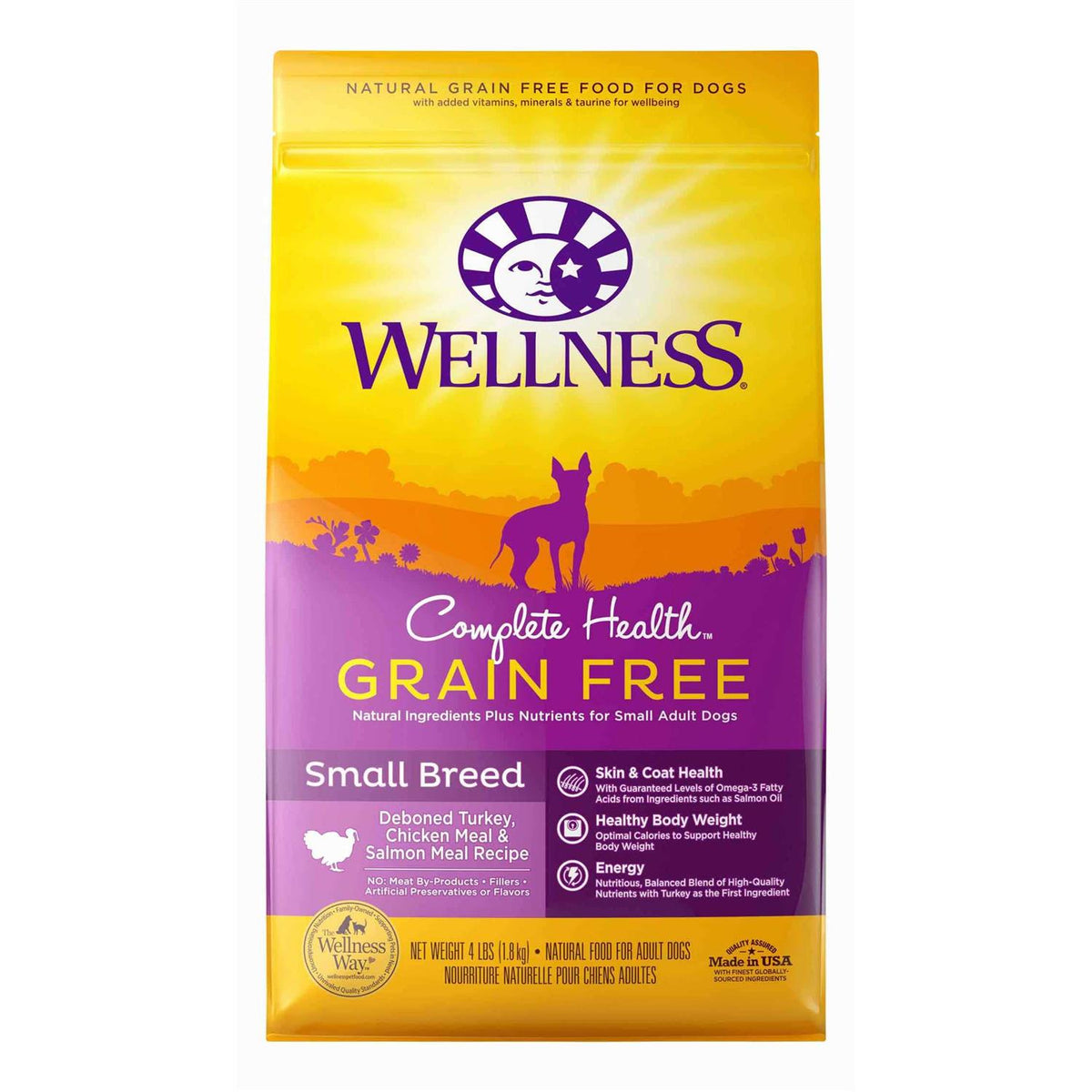 Grain Free Small Breed Turkey Chicken & Salmon Dry Dog Food L778
