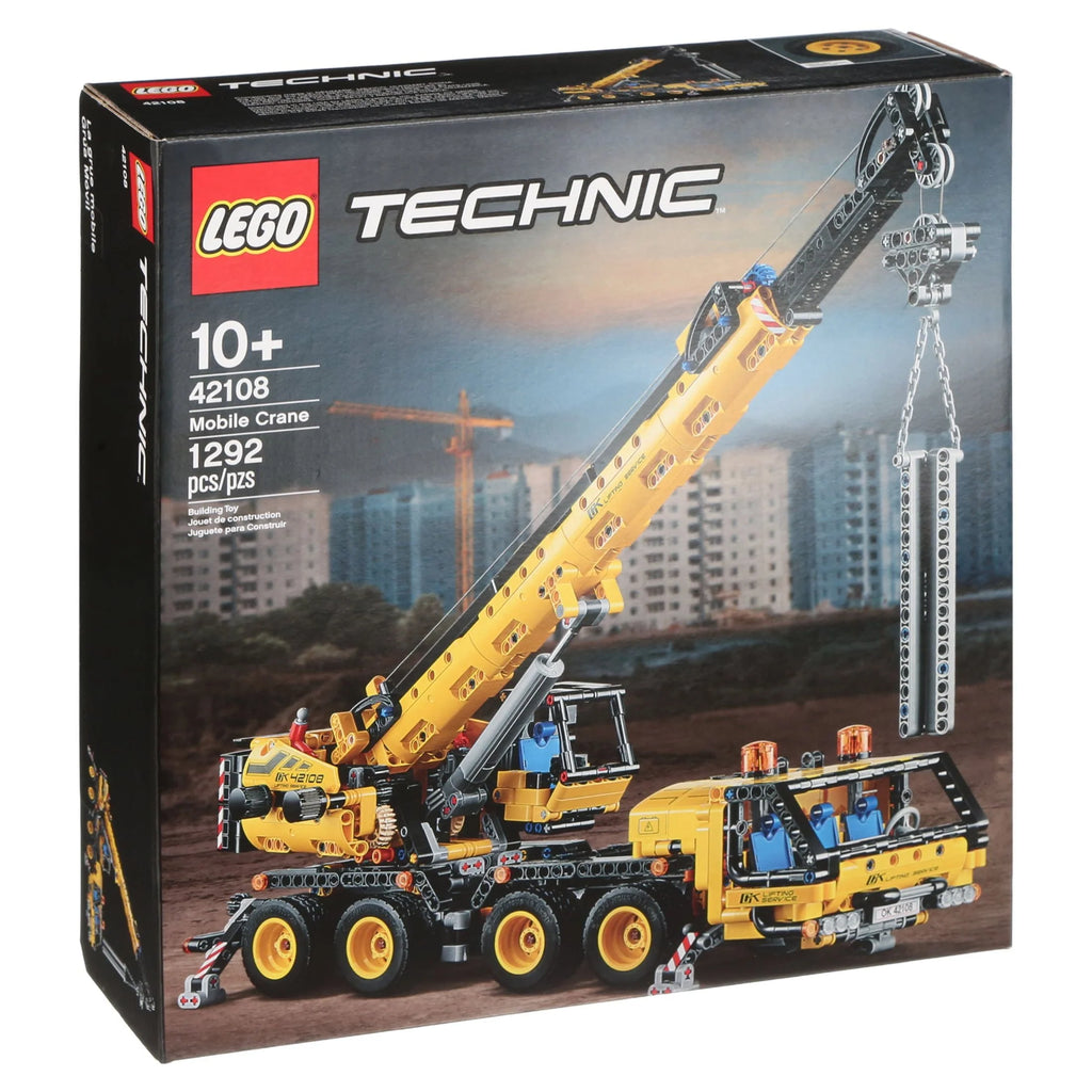 Technic Mobile Crane Construction Toy Building Kit 1,292 pieces P9635