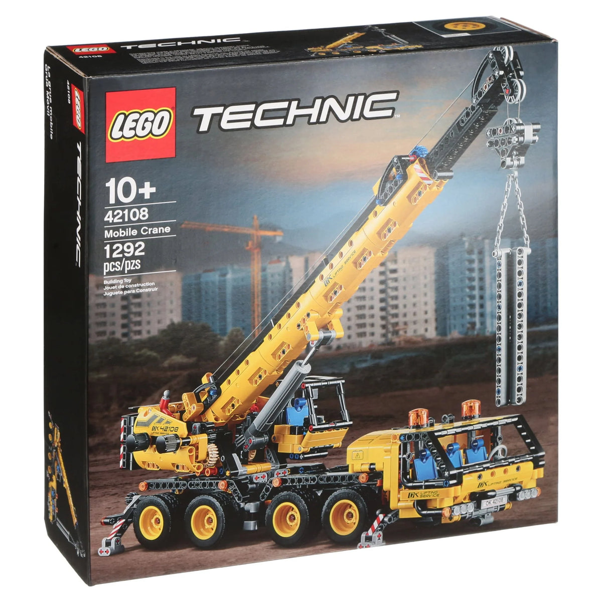 Technic Mobile Crane Construction Toy Building Kit 1,292 pieces P9635