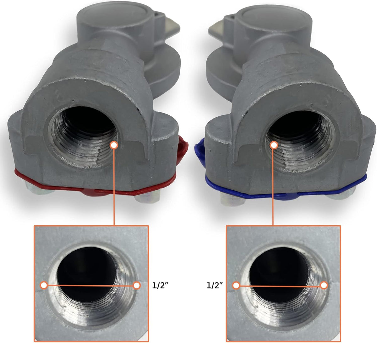 5 Emergency Glad Hands and 5 Standard Service Gladhands Pack of 2 L9032