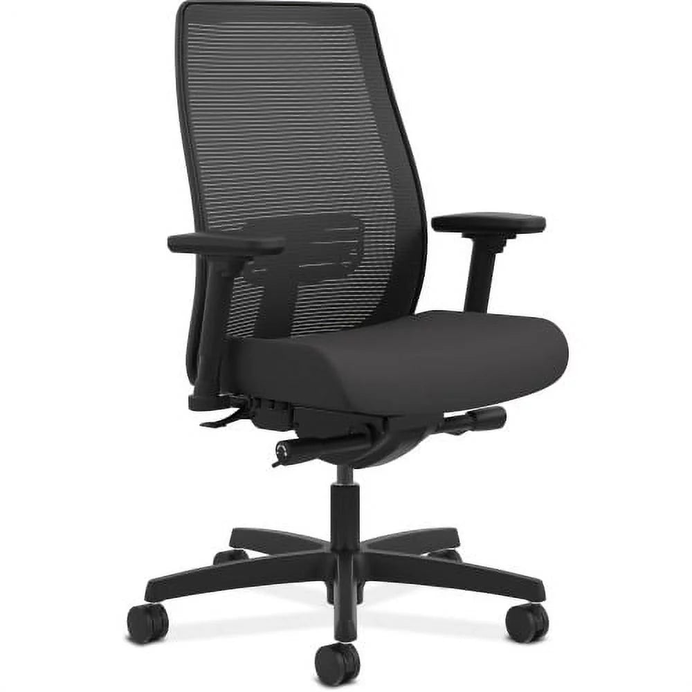 Black Mesh Mid-Back Office Chair B370