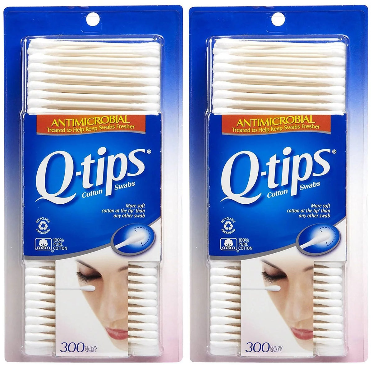 Cotton Swabs 300 Each Pack of 2 L564476
